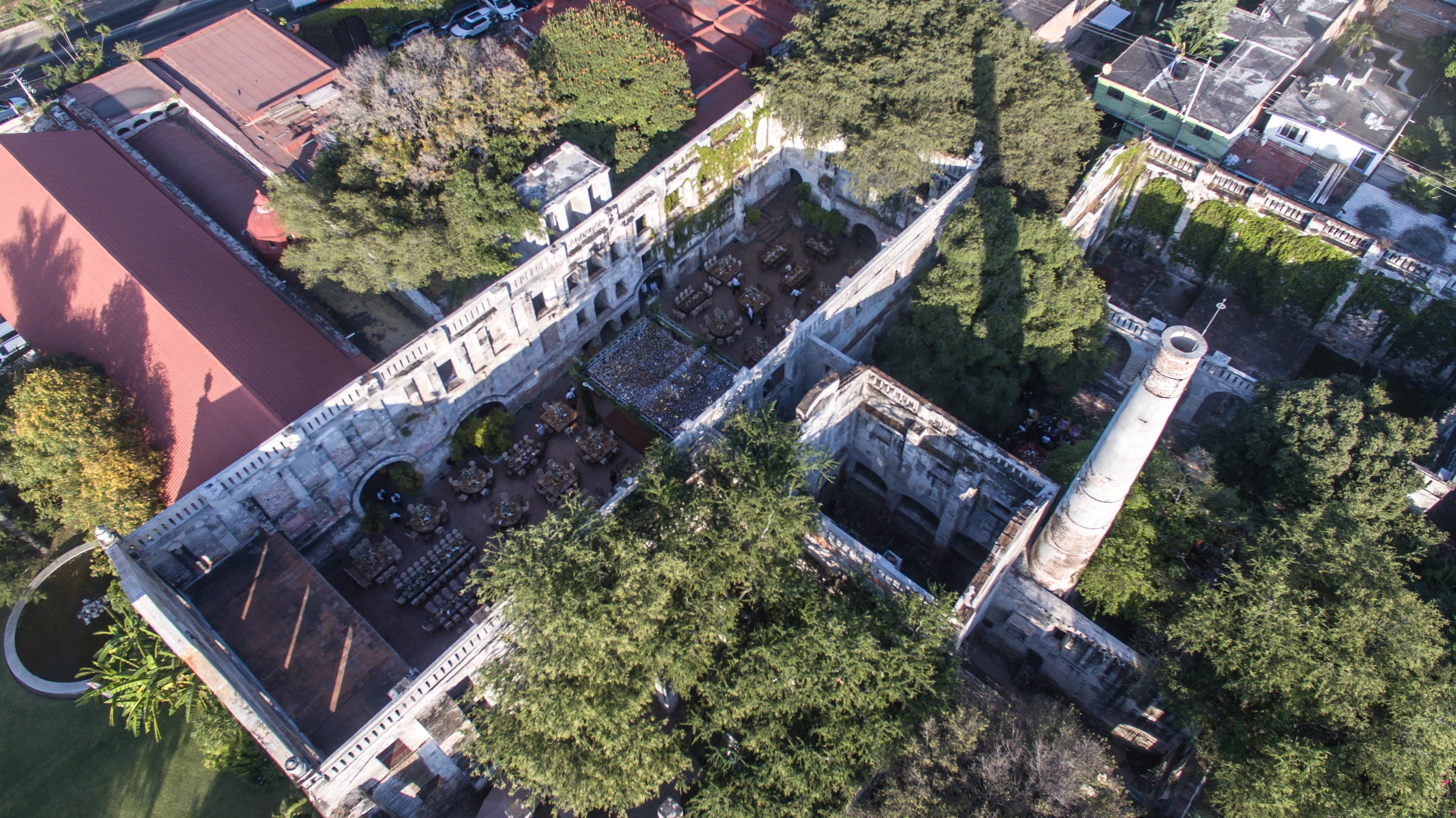 Hacienda San Carlos - Vista aérea completa